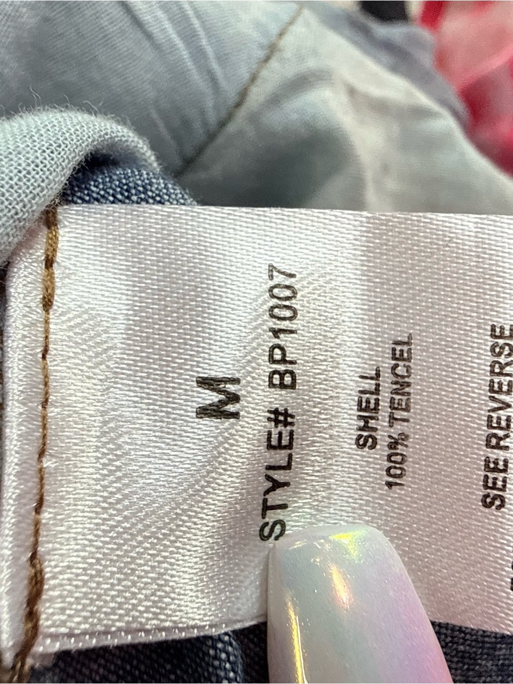 Oli & Hali Light Blue Washed Denim Wide-Leg Maxi Jeans - Picture 6 of 6